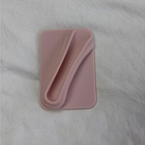 Pink MagSafe lip gloss holder phone accessory